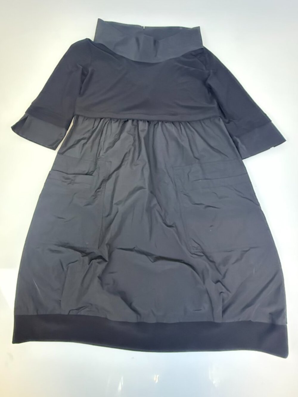 Joseph Ribkoff Black Mix Media Dress J5-11